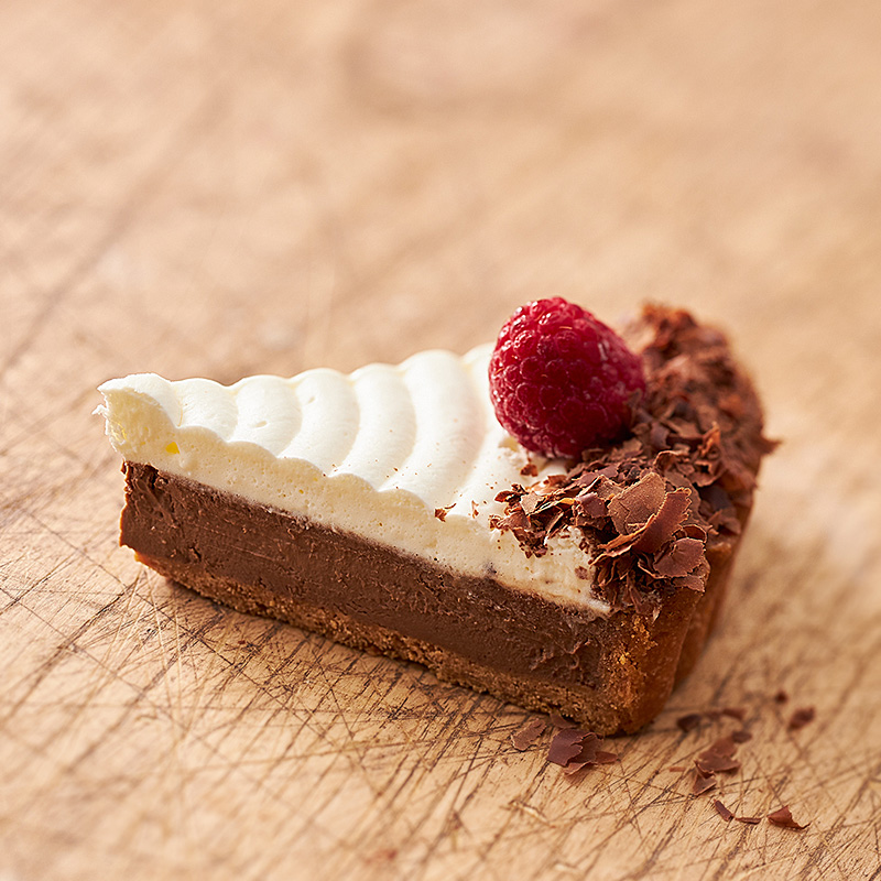 ピキタン手作り糖質制限チョコレートとフランボワーズのタルト