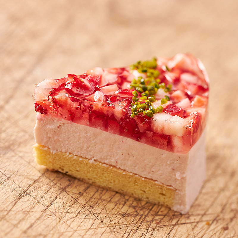 ピキタン手作り糖質制限いちごのレアチーズケーキ