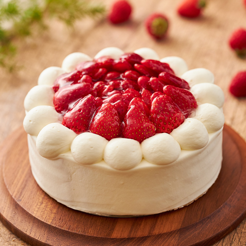 ピキタン手作り糖質制限たっぷりいちごのショートケーキ