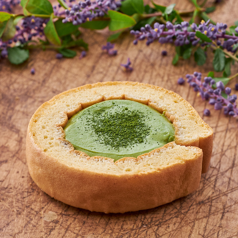 ピキタン手作り糖質制限ロールケーキ(抹茶)